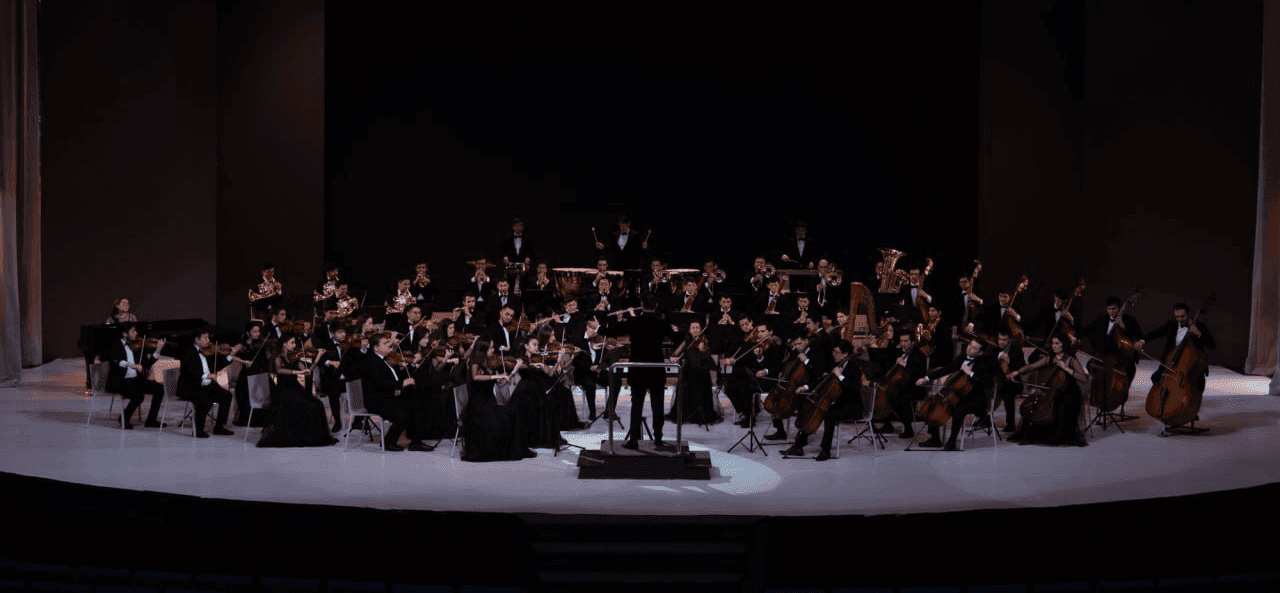 The Folk Instruments Orchestra of Children's Music and Arts School No. 6 of Khatyrchi District