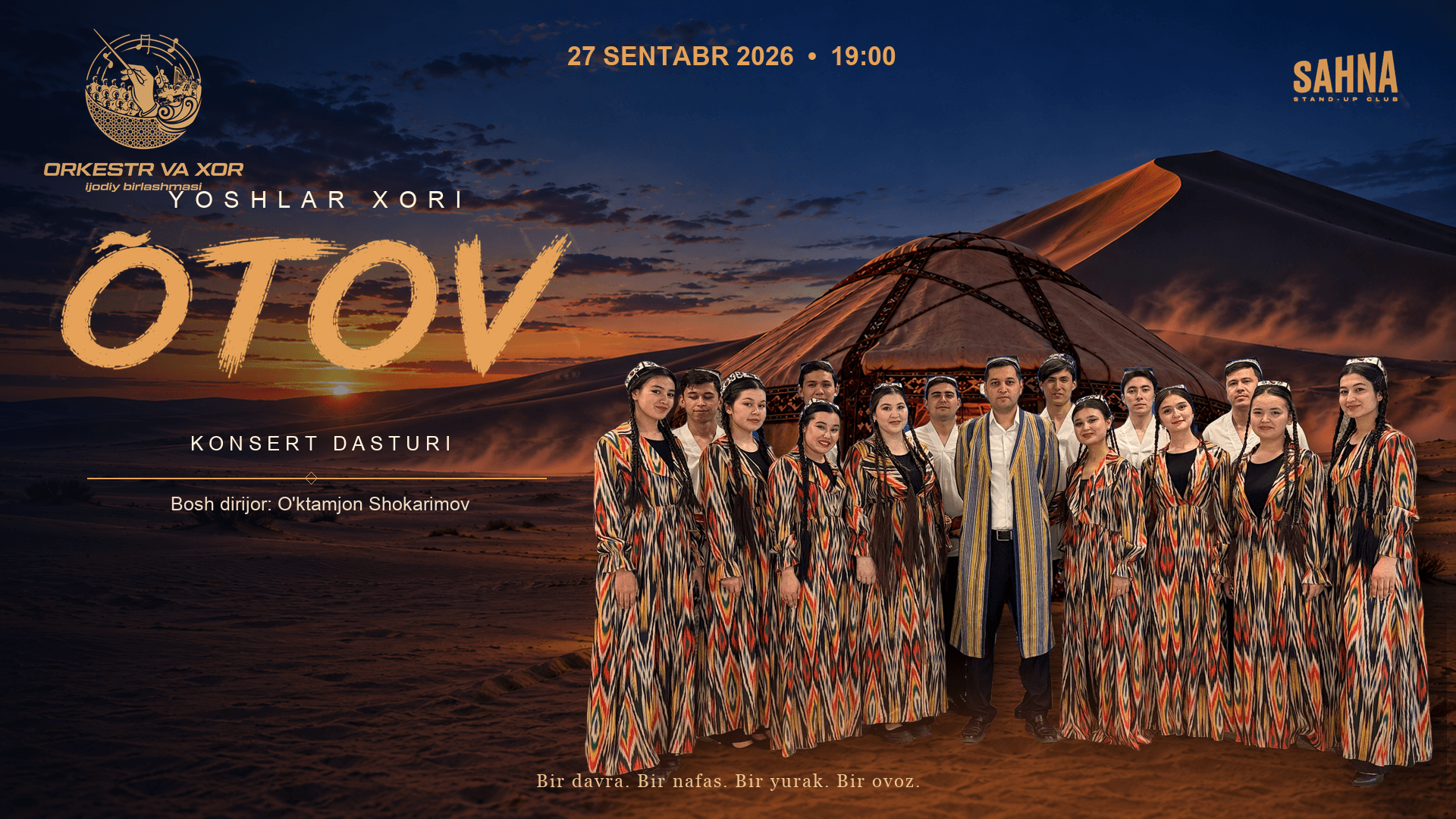 “OʻTOV” jonli konsert dasturi